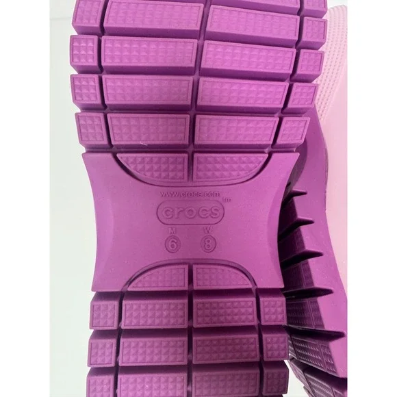 Crocs Mega Crush Platform Sandal Bubble Pink, UNISEX Size: WMNS 8, MENS 6 BNWOT - Picture 7 of 7